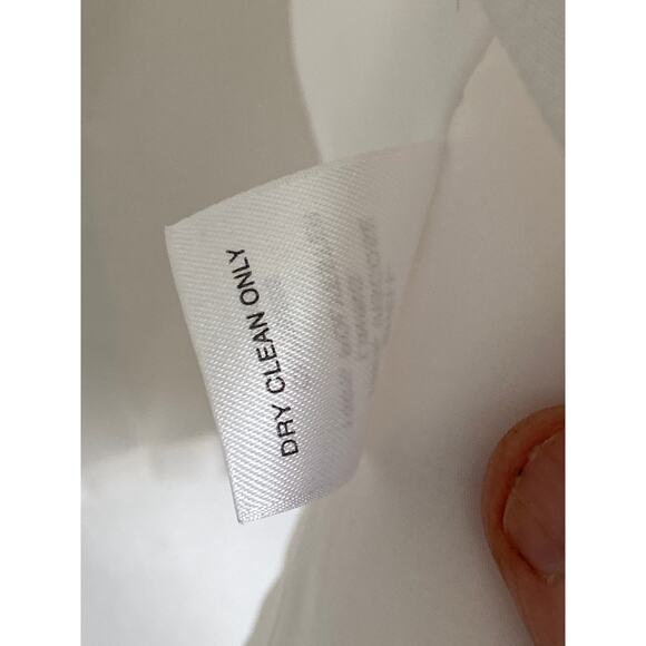 Classiques Entier Womens White size 14 blazer of viscose - lined beautiful - Picture 3 of 10